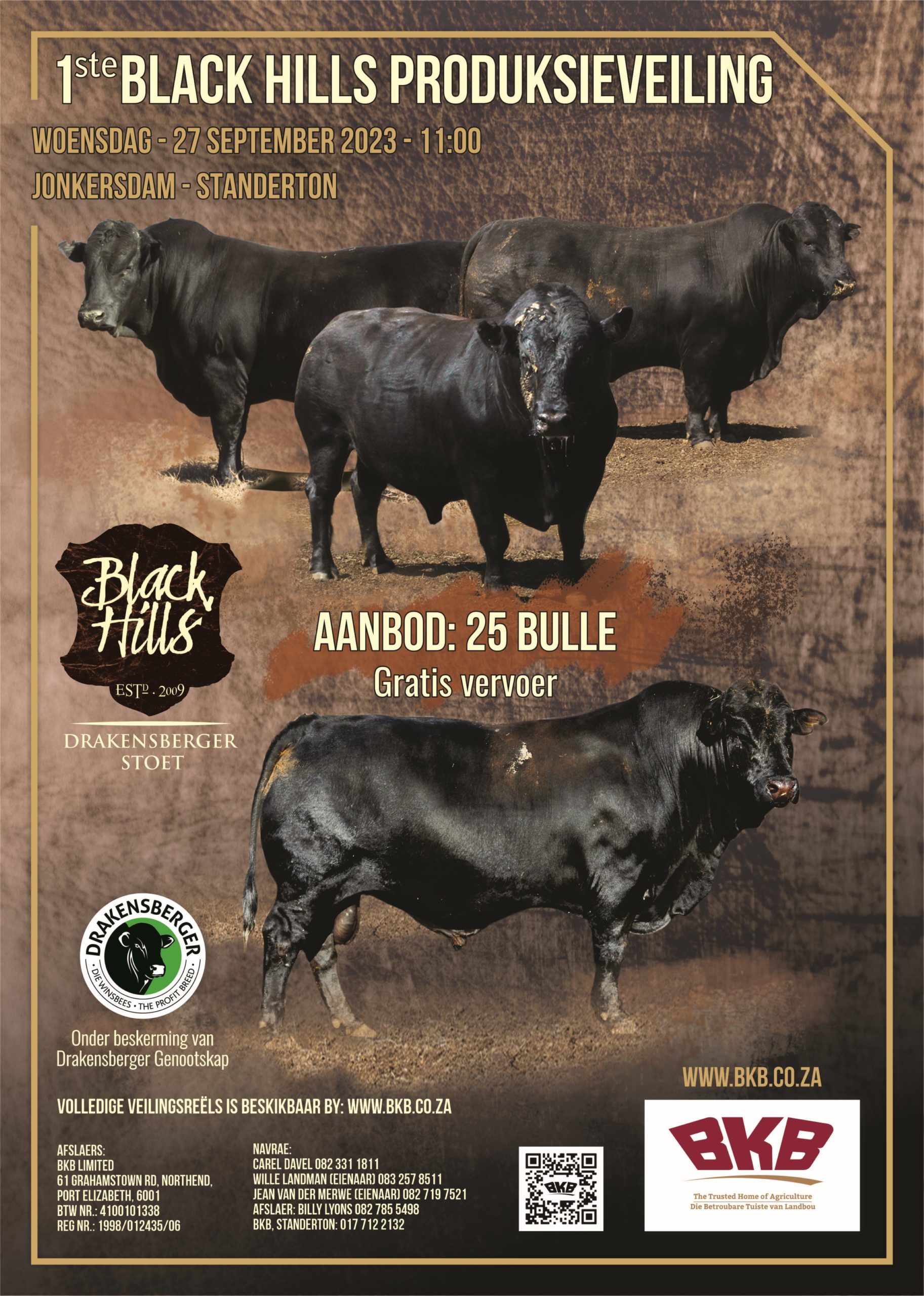 1ST BLACK HILLS DRAKENSBERGER STUD PRODUCTION SALE - BKB Events